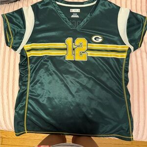 NFL Green Jersey with Yellow Details